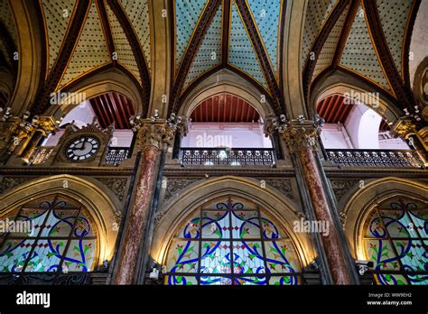 Chhatrapati shivaji maharaj terminus inside view hi-res stock ...