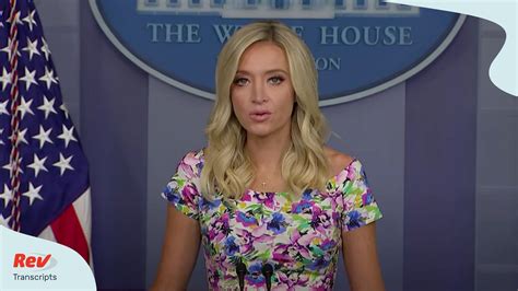 Press Secretary Kayleigh McEnany White House Press Conference ...