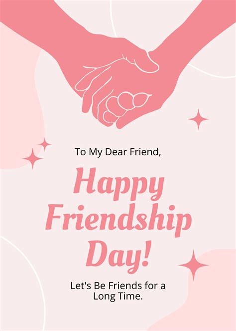 Friendship Card Templates in Google Docs - FREE Download | Template.net