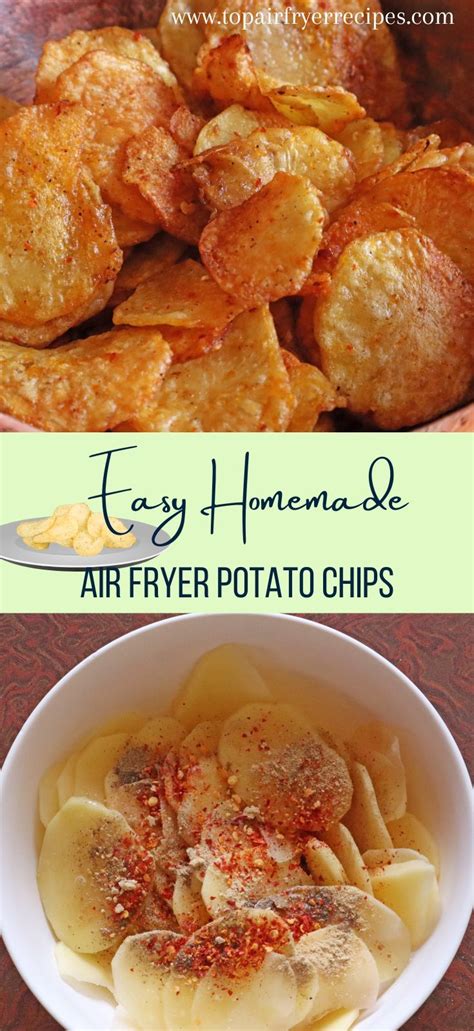 Crispy healthy air fryer potato chips – Artofit