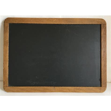 Moving Sale - Antique School Slate Chalk Board | Chairish