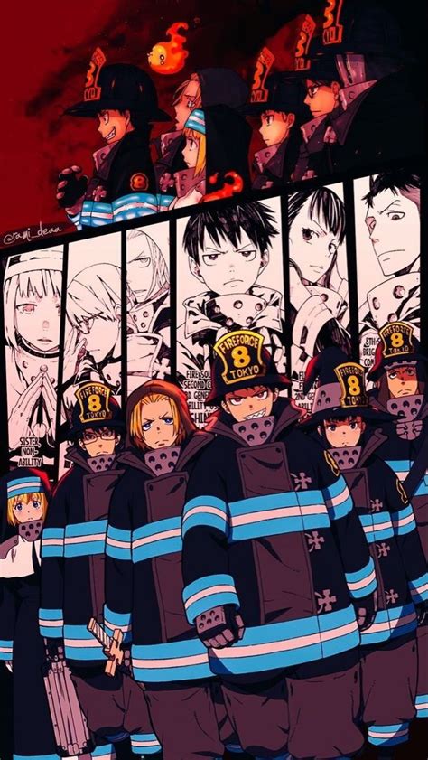 Fire Force Company 8 in 2021 | Anime, Shinra kusakabe, Anime characters