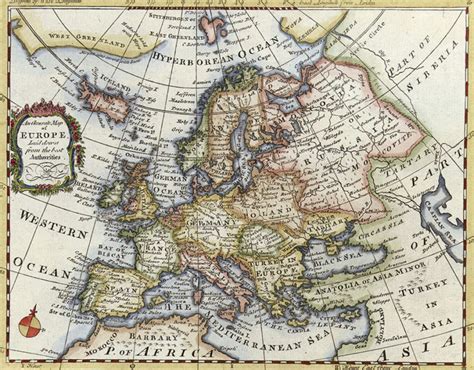 Vintage Europe Map Wallpaper | Historical Map Wallpaper | Wallpapered