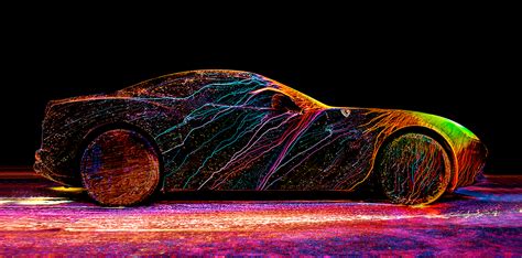 Ferrari California T Gets Glow-In-The-Dark Paint Job | Onelargeprawn