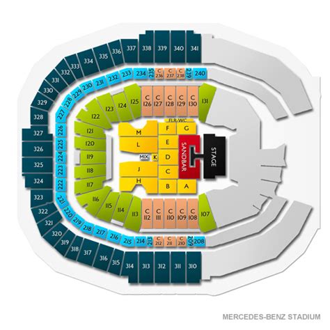 Mercedes Benz Stadium Parking Map