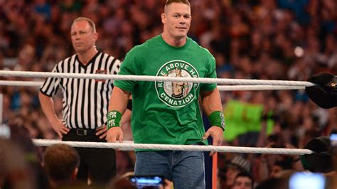 WWE legend John Cena reveals the reason he wore jean shorts to wrestle ...