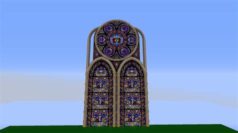 Fantasy stained glass cathedral(WIP) Minecraft Project