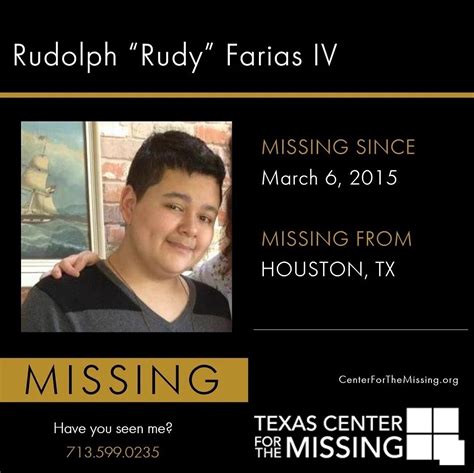 'Missing' Houston man Rudy Farias says his mother brainwashed him : NPR