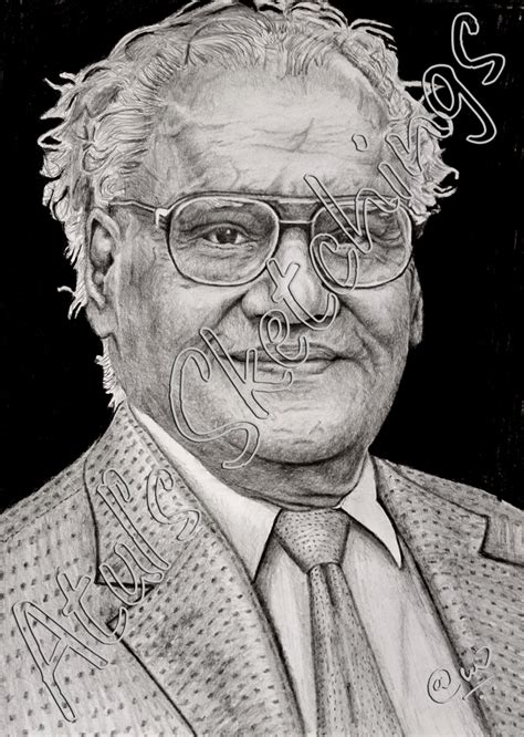 CNR Rao Sketch Pencil Sketch, Drawing, Realistic Art