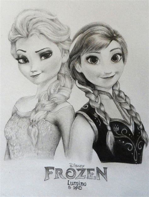 Elsa and Anna - Frozen by KrizzLumino on Newgrounds