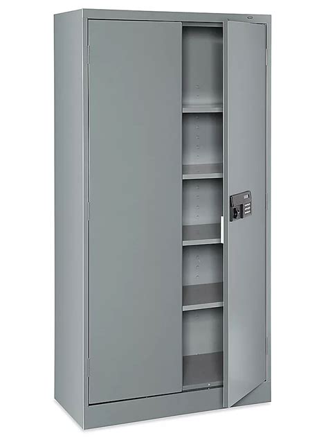 Electronic Storage Cabinet - 36 x 18 x 72", Gray H-6312GR - Uline