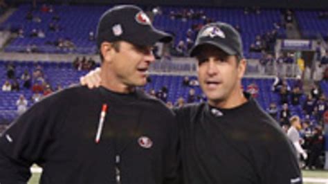 Jim Harbaugh on brother John: 'I'm half the coach he is'