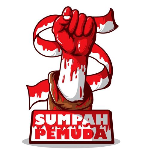 Gambar Dp Bbm Sumpah Pemuda Merah Putih Bersatu | Panda art, Propaganda ...