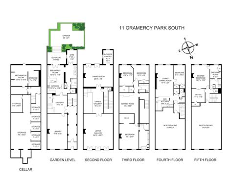 Pin by Bethany Totten on House plans | Park south, House plans, Gramercy park