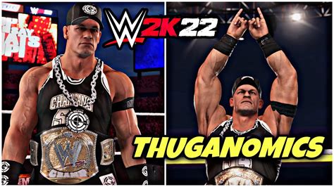 WWE 2K22 - John Cena 2006 Thuganomics Entrance | John Cena vs Edge WWE ...