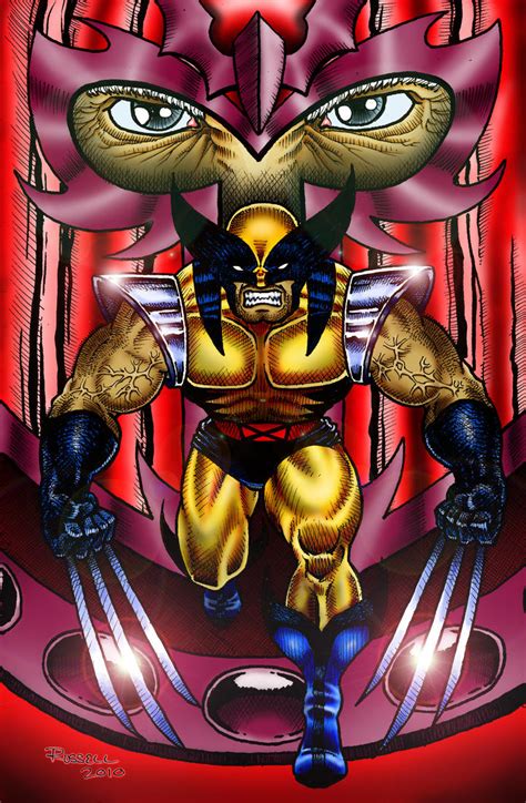 Wolverine Vs Magneto Colour by Bungle0 on DeviantArt