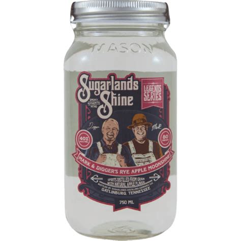 Sugarlands Shine Mark and Digger’s Rye Apple Moonshine