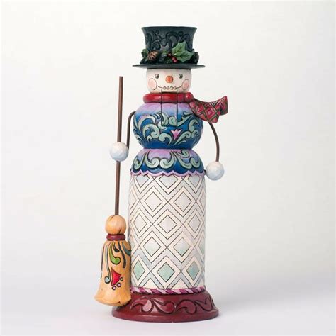 City Lights Collectibles :: JIM SHORE :: HEARTWOOD CREEK :: Nuts About Winter - Snowman ...