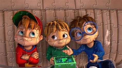 Alvin and the Chipmunks Funny jigsaw puzzles - YouTube