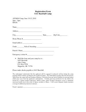 Baseball camp registration form - Magnolia Reporter - Magnolia ...