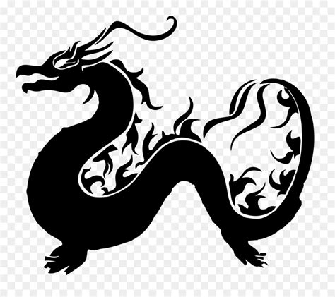 Free Dragon Silhouette Tattoo, Download Free Dragon Silhouette Tattoo ...