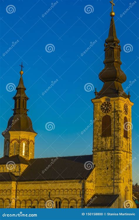 Saint Mary Church in Sremska Kamenica, Serbia Stock Photo - Image of ...