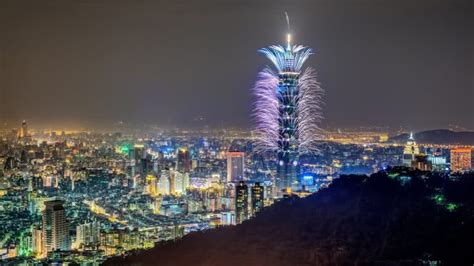 Taipei 101 Fireworks Taiwan UHD 4K Wallpaper | Pixelz