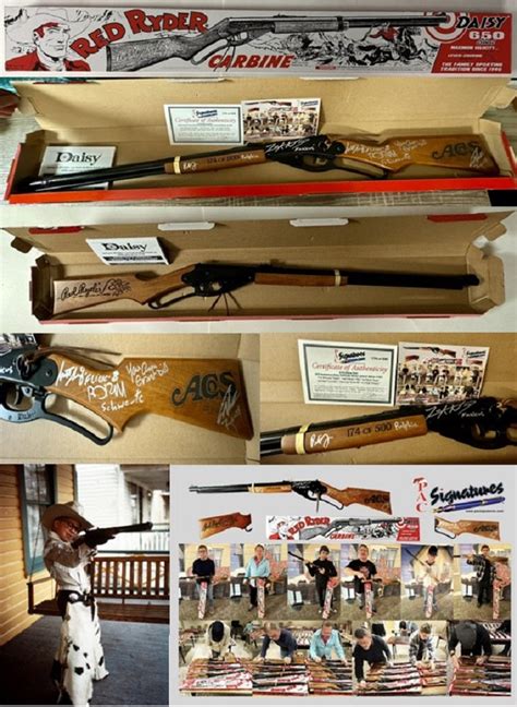 A Christmas Story Autographed 40th Anniversary Red Ryder BB Gun Signed – Pac-signatures