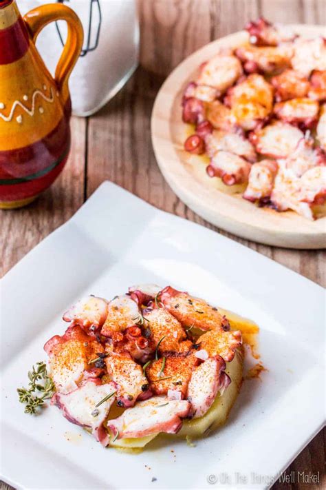 Pulpo a la Gallega (Galician Style Octopus) - Oh, The Things We'll Make!