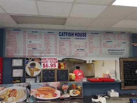 Menu at Catfish House restaurant, Irving, E Irving Blvd