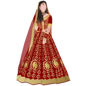 Indian Bride Wearing Lehenga And Jewellery Free, Indian Bride, Indian Wedding Bride, Bride ...