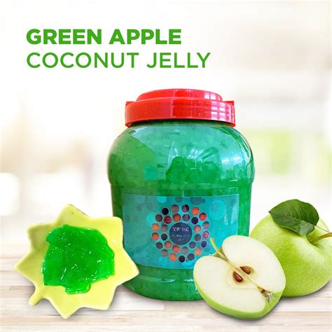 Green Apple Coconut Jelly – Boba Planet