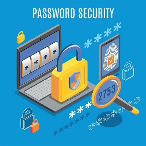 Password Security Isometric Background Vector Illustration 2391525 Vector Art at Vecteezy