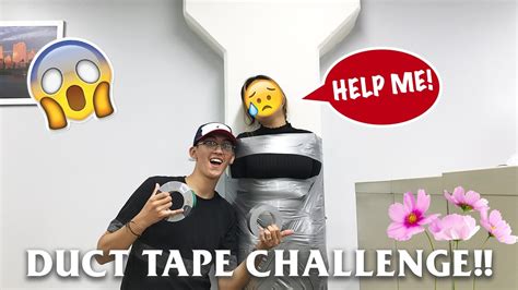 DUCT TAPE CHALLENGE!!! - YouTube