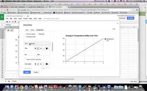 How to Make a Graph in Google Docs - YouTube