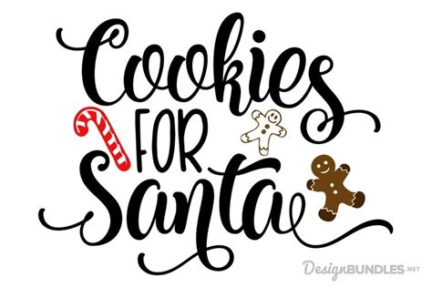 Cookies For Santa - SVG