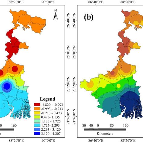 Season-wise rainfall prediction of the 2023 and 2027 | Download ...