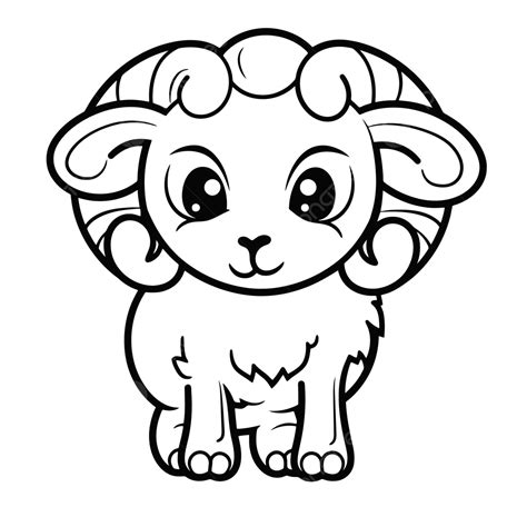 Cartoon Ram Coloring Page - vrogue.co