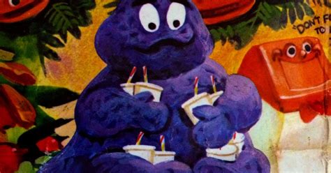 TIL that the original Grimace had four arms and was a villain. : r ...