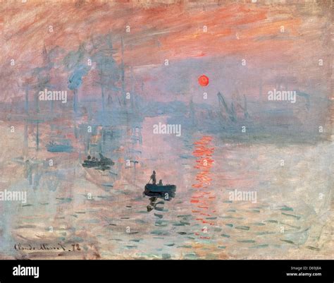 Claude Monet (1840-1926). Sunrise (Impression, soleil levant). 1872 ...