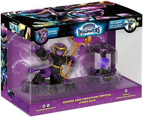 Skylanders Imaginators Sensei Crystal Master Mysticat Magic Creation Crystal Figure Combo Pack ...