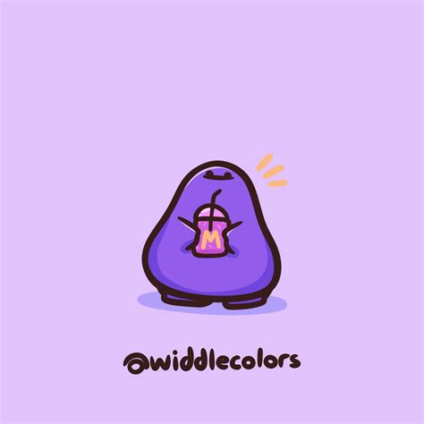 Grimace Posting by widdlecolors on Newgrounds