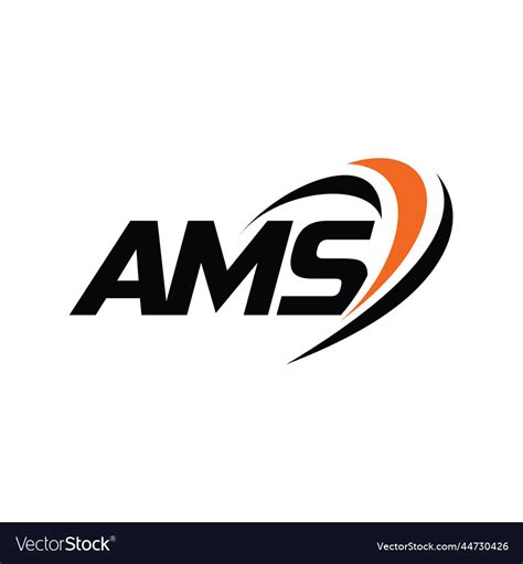 Ams monogram logo Royalty Free Vector Image - VectorStock