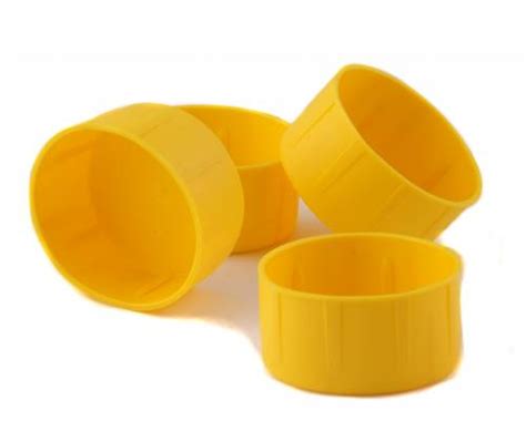 Plastic Tube End Caps - Yellow | Scaffolding Supplies Limited