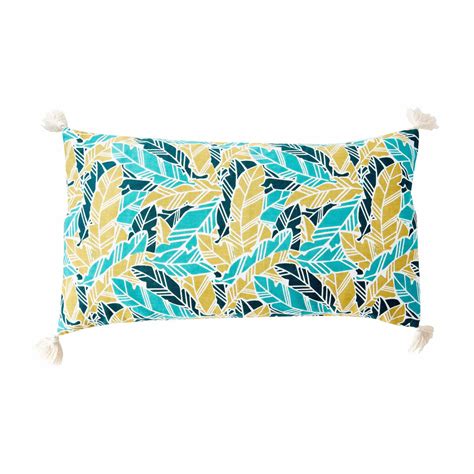 Long Rectangle Pillow - Multi Banana Leaf – GlobeIn