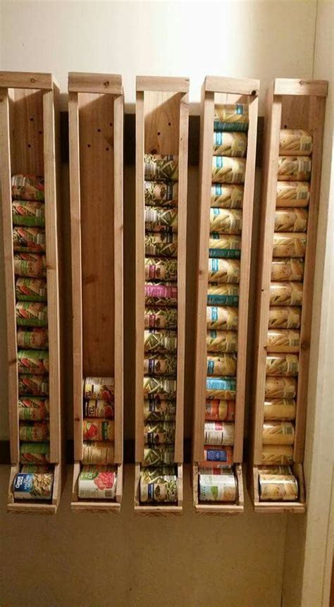 good idea | Diy pantry organization, Canned good storage, Diy pantry