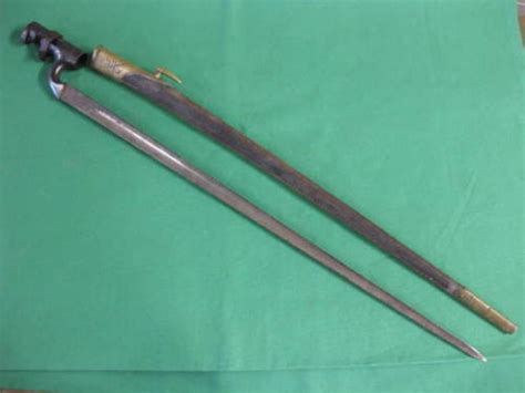 1853 Enfield Rifle Musket Bayonet w/ Scabbard Civil War Era -- Antique Price Guide Details Page