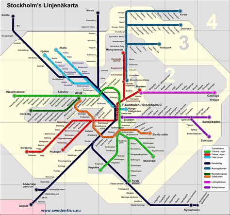 Stockholm subway and light rail | Metro map, Stockholm, Train map