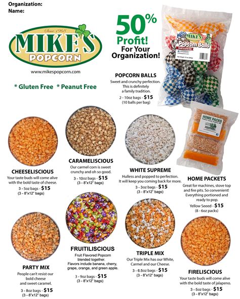 Fundraiser - Mike's Popcorn