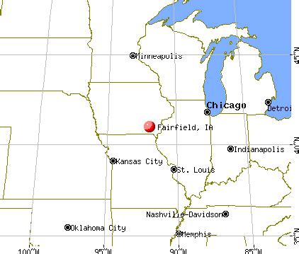 Map Of Fairfield Iowa | Tourist Map Of English